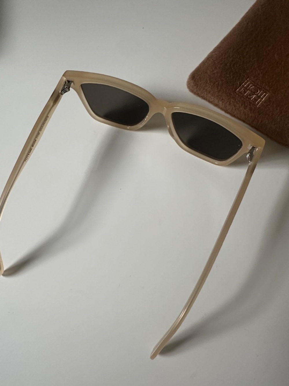 Toteme beige tan the square sunglasses - Picture 4 of 7